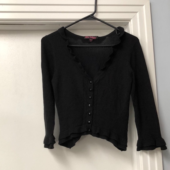 Betsey Johnson size m button up top - Picture 1 of 4